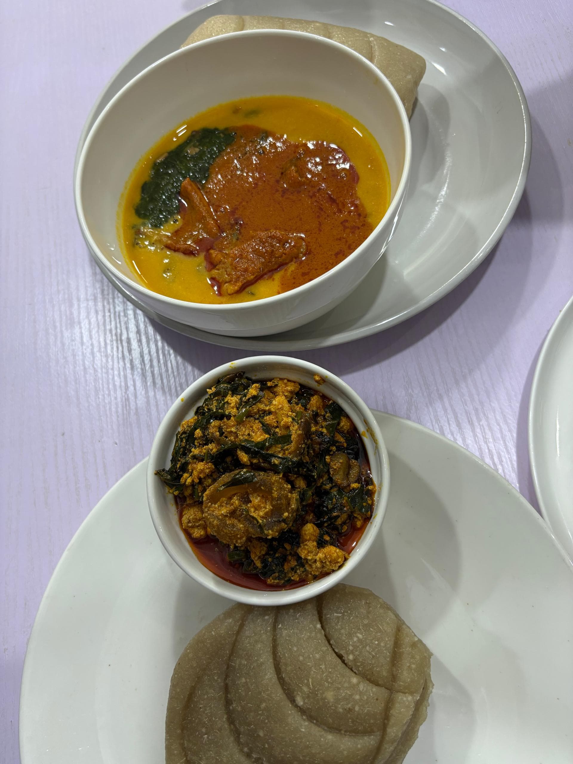 Amala & Abula (Ewedu/Gbegiri)